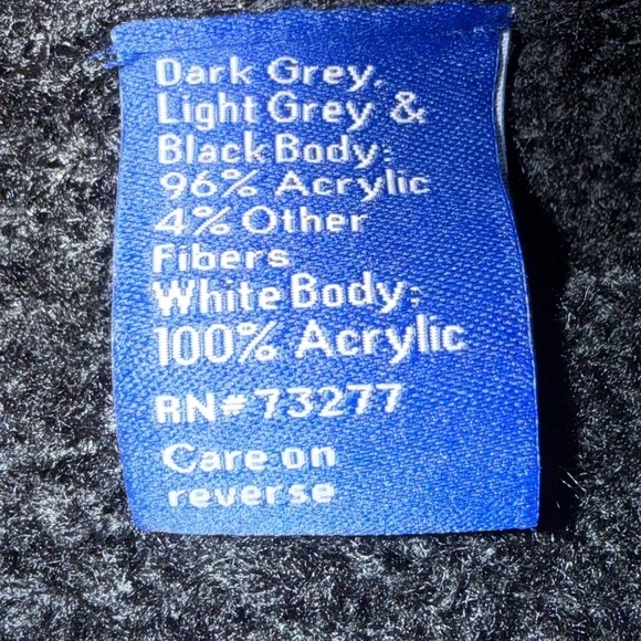 Elle Black and White Cowl Neck Sweater - Picture 7 of 8